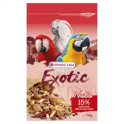 Zooplus 2x750g Versele-Laga Exotische Noten voor Papegaaien aanbieding