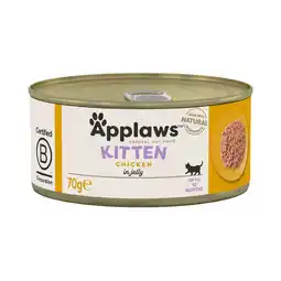 Zooplus 6x70g Applaws Kitten Kippenborst in Gelei Kattenvoer aanbieding
