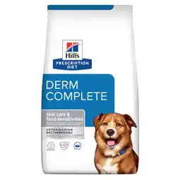 Zooplus 2x12kg Derm Complete Hill's Prescription Diet Hondenvoer aanbieding