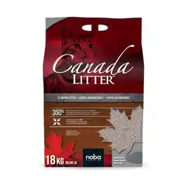 Zooplus Dubbelpak: 2x18kg Canada Litter Ongeparfumeerde kattenbakvulling aanbieding
