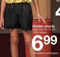 Zeeman Kinder shorts aanbieding