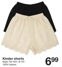 Zeeman Kinder shorts aanbieding