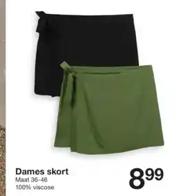 Zeeman Dames skort aanbieding