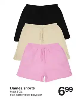 Zeeman Dames shorts aanbieding