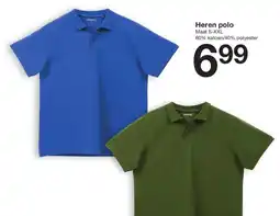 Zeeman Heren polo aanbieding