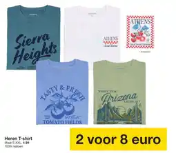 Zeeman Heren T-shirt aanbieding