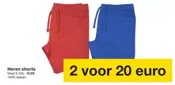Zeeman Heren shorts aanbieding