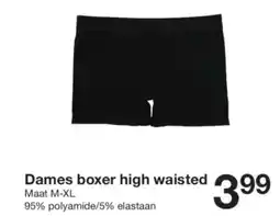 Zeeman Dames boxer high waisted aanbieding