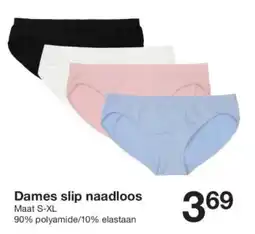 Zeeman Dames slip naadloos aanbieding