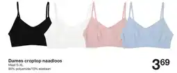 Zeeman Dames croptop naadloos aanbieding