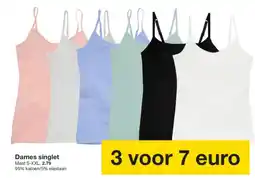 Zeeman Dames singlet aanbieding