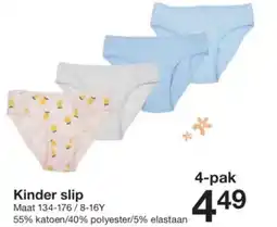 Zeeman Kinder slip aanbieding