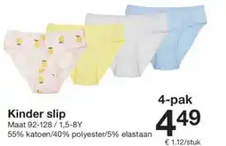Zeeman Kinder slip aanbieding