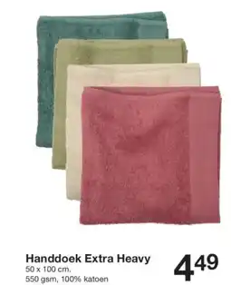 Zeeman Handdoek Extra Heavy aanbieding