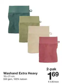 Zeeman Washand Extra Heavy aanbieding