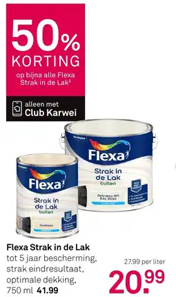 Karwei Flexa Strak in de Lak aanbieding