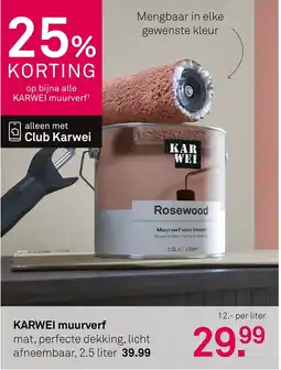 Karwei Karwei muurverf¹ aanbieding