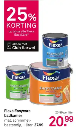 Karwei Flexa Easycare badkamer aanbieding