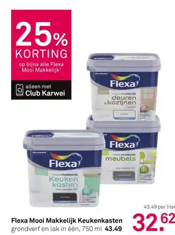 Karwei Flexa Mooi Makkelijk Keukenkasten aanbieding