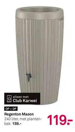 Karwei Regenton Mason aanbieding