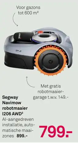 Karwei Segway Navimow robotmaaier 1206 AWD³ aanbieding