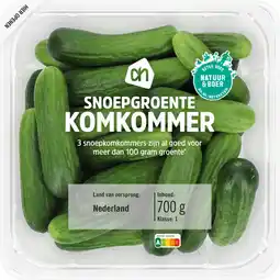 Albert Heijn AH Snoepgroente komkommer aanbieding