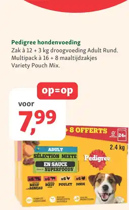 Maxi Zoo Pedigree hondenvoeding aanbieding