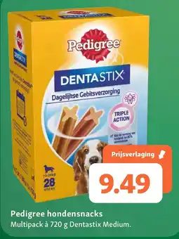 Maxi Zoo Pedigree hondensnacks aanbieding