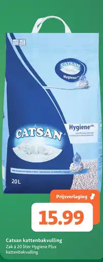 Maxi Zoo Catsan kattenbakvulling aanbieding