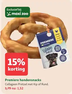 Maxi Zoo Premiere hondensnacks aanbieding