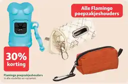 Maxi Zoo Flamingo poepzakjeshouders aanbieding