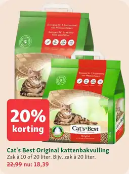 Maxi Zoo Cat's Best Original kattenbakvulling aanbieding