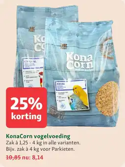 Maxi Zoo KonaCorn vogelvoeding aanbieding