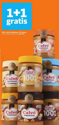 Albert Heijn Alle Calvé pindakaas aanbieding