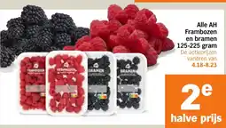 Albert Heijn Alle AH Frambozen en bramen aanbieding