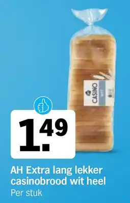 Albert Heijn AH Extra lang lekker casinobrood wit heel aanbieding