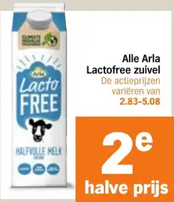 Albert Heijn Alle Arla Lactofree zuivel aanbieding