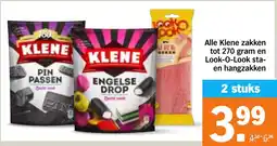 Albert Heijn Alle Klene zakken en Look-O-Look sta- en hangzakken aanbieding
