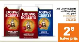 Albert Heijn Alle Douwe Egberts snelfiltermaling aanbieding