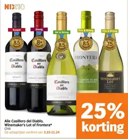 Albert Heijn Alle Casillero del Diablo, Winemaker's Lot of Frontera aanbieding
