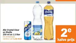 Albert Heijn Alle Crystal Clear en Rivella aanbieding