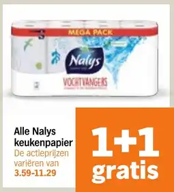 Albert Heijn Alle Nalys keukenpapier aanbieding