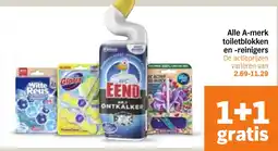 Albert Heijn Alle A-merk toiletblokken en reinigers aanbieding
