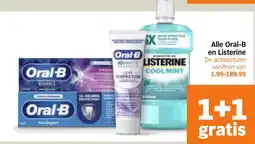 Albert Heijn Alle Oral-B en Listerine aanbieding