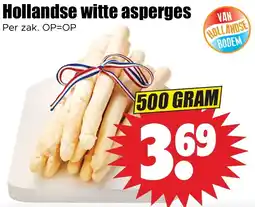 Dirk Hollandse witte asperges aanbieding