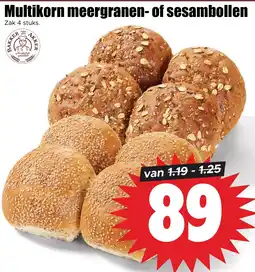 Dirk Multikorn meergranen- of sesambollen aanbieding