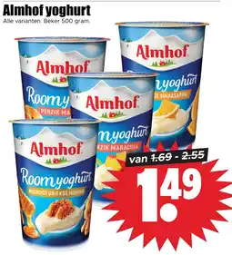 Dirk Almhof yoghurt aanbieding