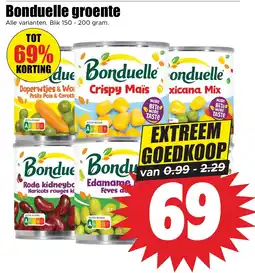 Dirk Bonduelle groente aanbieding