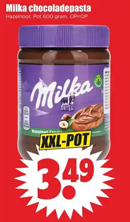 Dirk Milka chocoladepasta aanbieding