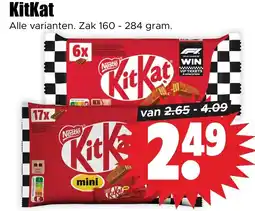 Dirk KitKat aanbieding